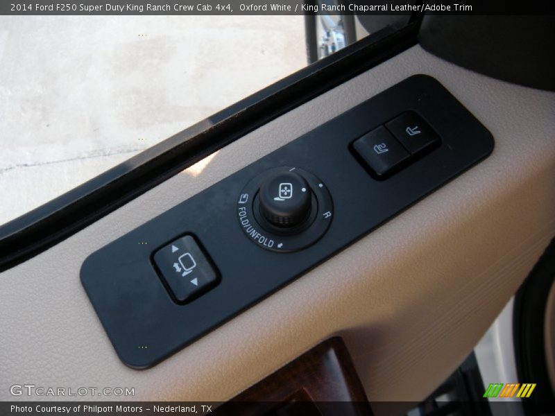 Oxford White / King Ranch Chaparral Leather/Adobe Trim 2014 Ford F250 Super Duty King Ranch Crew Cab 4x4