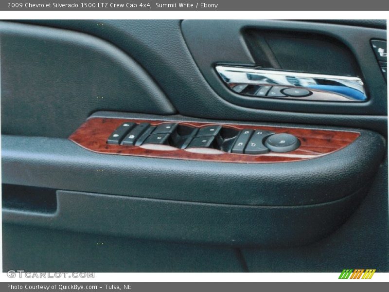 Summit White / Ebony 2009 Chevrolet Silverado 1500 LTZ Crew Cab 4x4