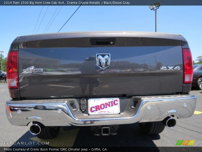 Granite Crystal Metallic / Black/Diesel Gray 2014 Ram 1500 Big Horn Crew Cab 4x4