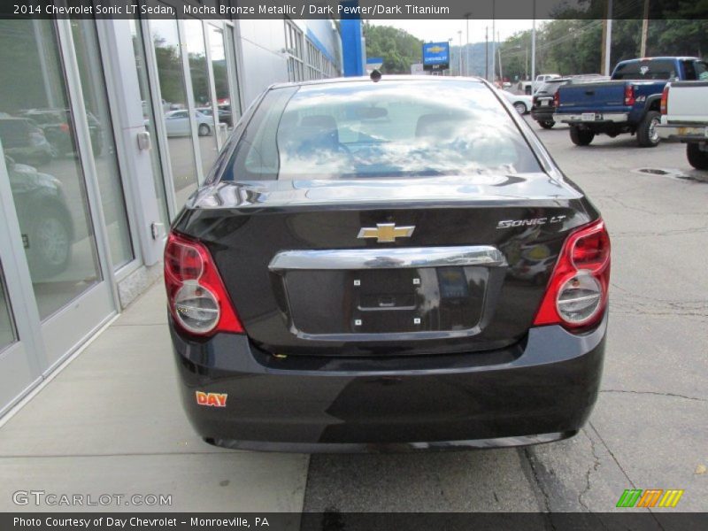 Mocha Bronze Metallic / Dark Pewter/Dark Titanium 2014 Chevrolet Sonic LT Sedan