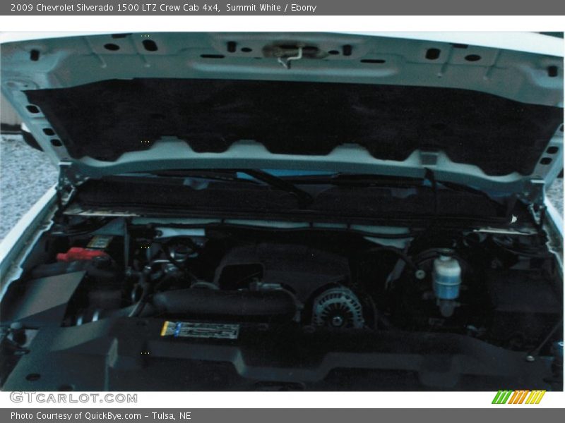 Summit White / Ebony 2009 Chevrolet Silverado 1500 LTZ Crew Cab 4x4