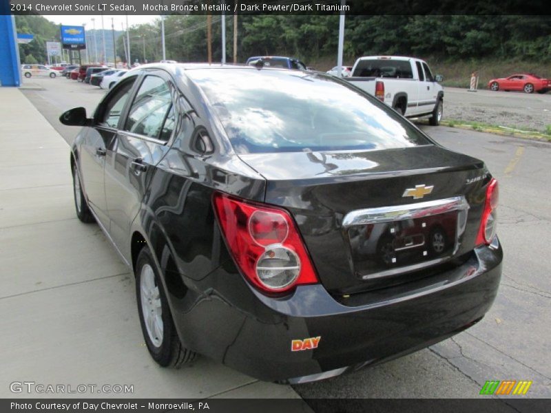 Mocha Bronze Metallic / Dark Pewter/Dark Titanium 2014 Chevrolet Sonic LT Sedan