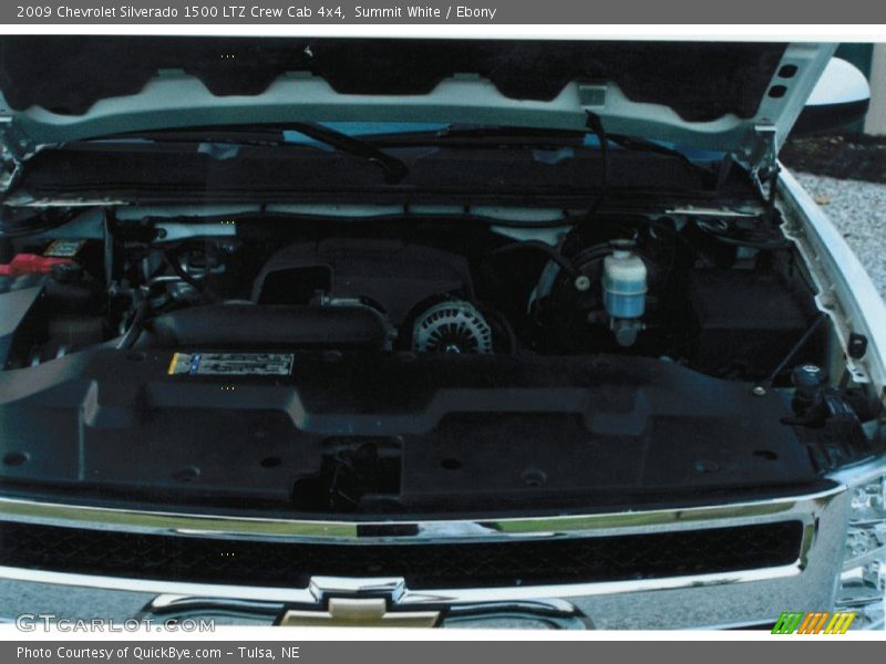 Summit White / Ebony 2009 Chevrolet Silverado 1500 LTZ Crew Cab 4x4