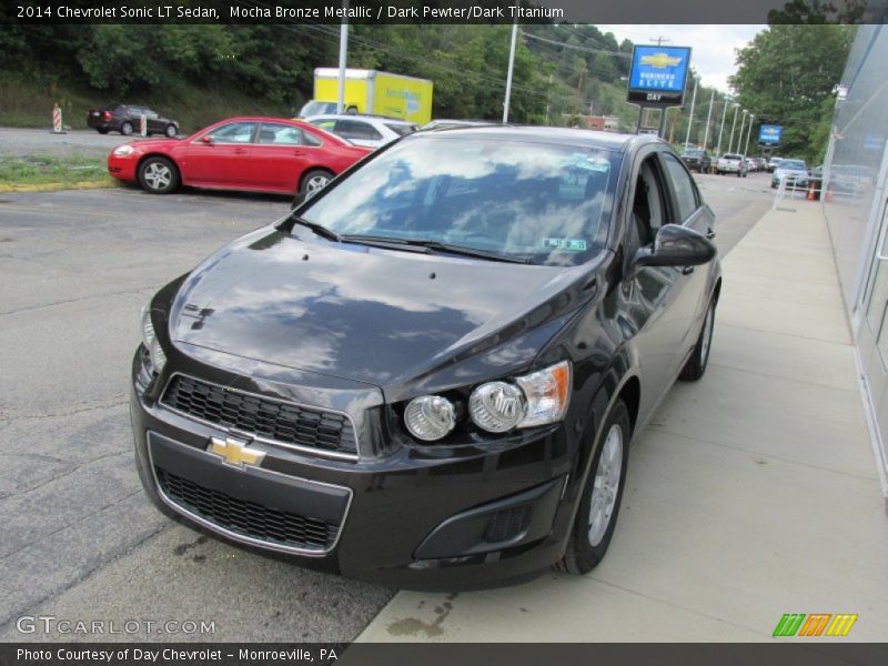 Mocha Bronze Metallic / Dark Pewter/Dark Titanium 2014 Chevrolet Sonic LT Sedan