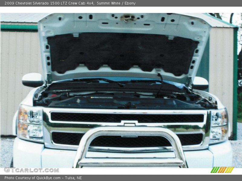 Summit White / Ebony 2009 Chevrolet Silverado 1500 LTZ Crew Cab 4x4