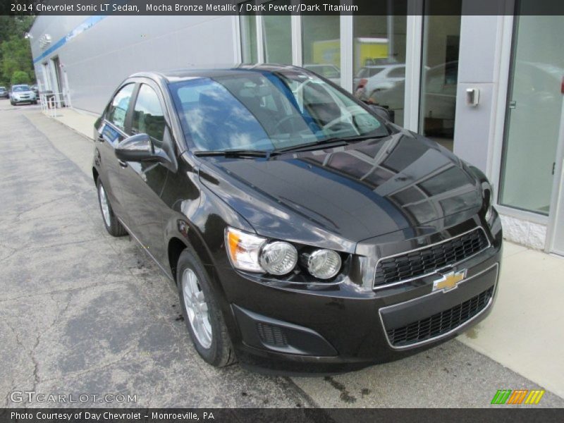 Mocha Bronze Metallic / Dark Pewter/Dark Titanium 2014 Chevrolet Sonic LT Sedan