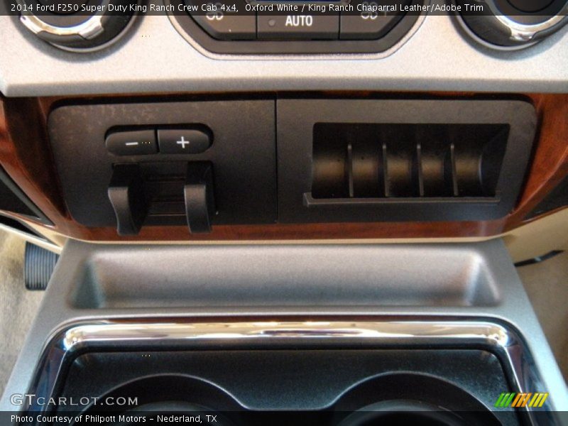 Oxford White / King Ranch Chaparral Leather/Adobe Trim 2014 Ford F250 Super Duty King Ranch Crew Cab 4x4
