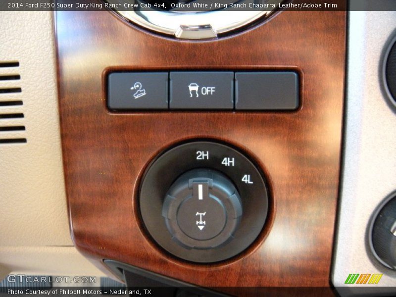 Oxford White / King Ranch Chaparral Leather/Adobe Trim 2014 Ford F250 Super Duty King Ranch Crew Cab 4x4