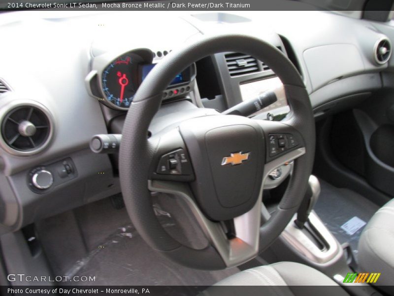 Mocha Bronze Metallic / Dark Pewter/Dark Titanium 2014 Chevrolet Sonic LT Sedan