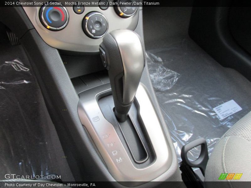 Mocha Bronze Metallic / Dark Pewter/Dark Titanium 2014 Chevrolet Sonic LT Sedan