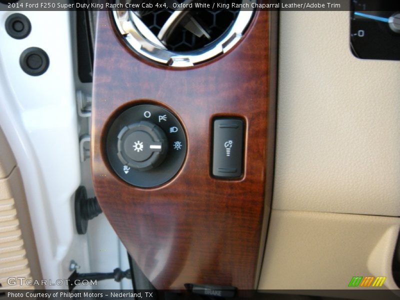 Oxford White / King Ranch Chaparral Leather/Adobe Trim 2014 Ford F250 Super Duty King Ranch Crew Cab 4x4
