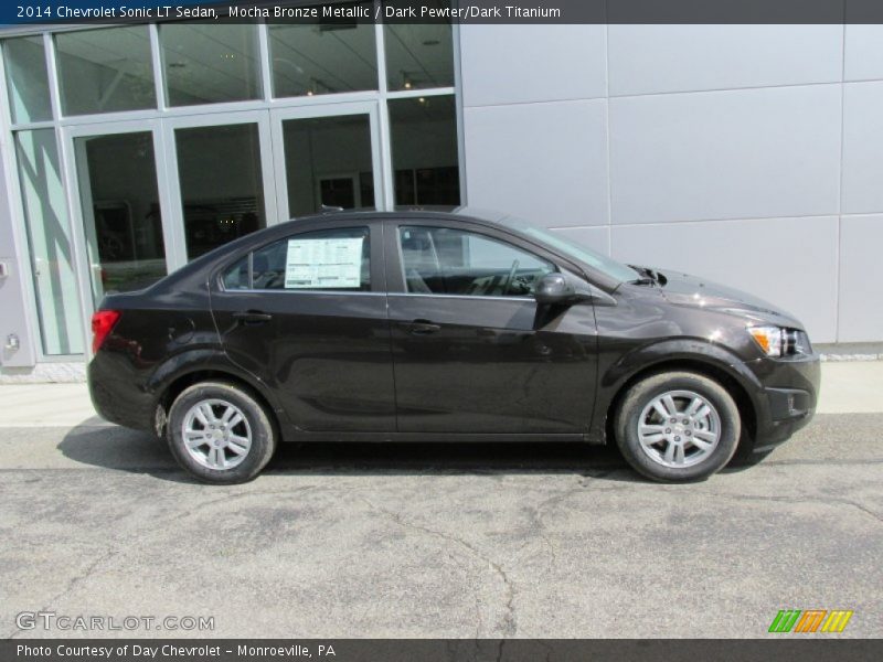 Mocha Bronze Metallic / Dark Pewter/Dark Titanium 2014 Chevrolet Sonic LT Sedan