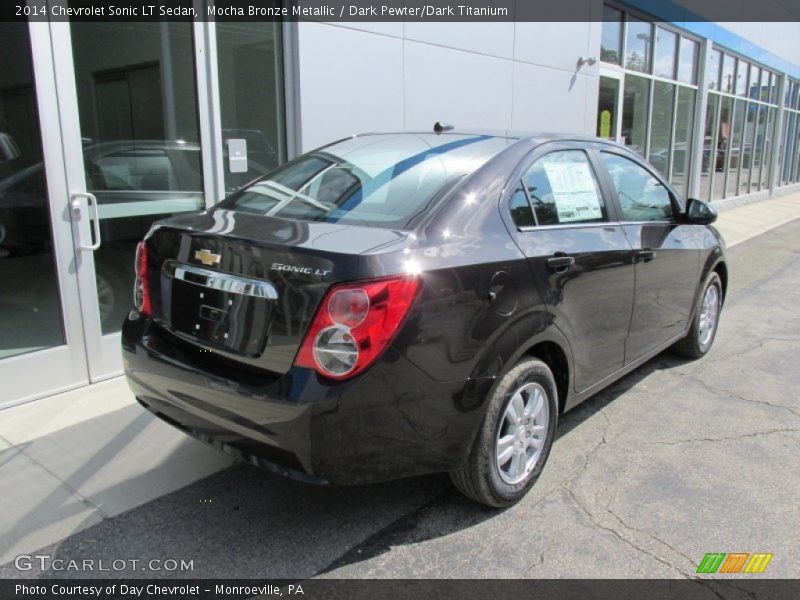 Mocha Bronze Metallic / Dark Pewter/Dark Titanium 2014 Chevrolet Sonic LT Sedan