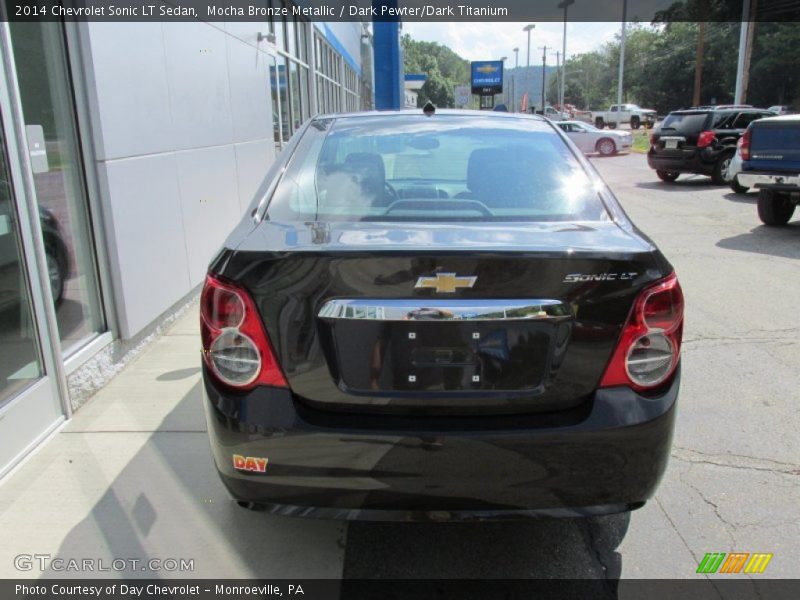 Mocha Bronze Metallic / Dark Pewter/Dark Titanium 2014 Chevrolet Sonic LT Sedan