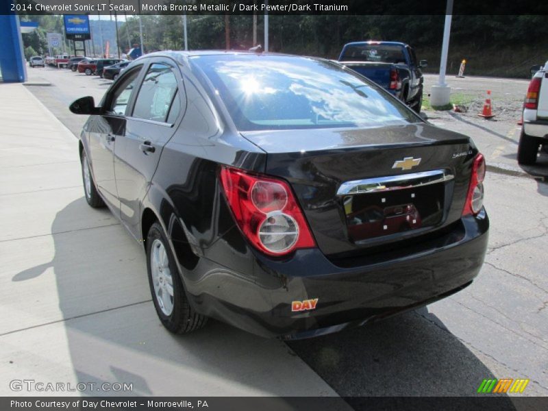 Mocha Bronze Metallic / Dark Pewter/Dark Titanium 2014 Chevrolet Sonic LT Sedan