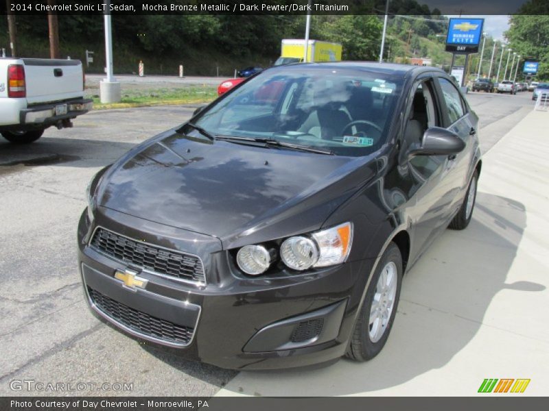 Mocha Bronze Metallic / Dark Pewter/Dark Titanium 2014 Chevrolet Sonic LT Sedan