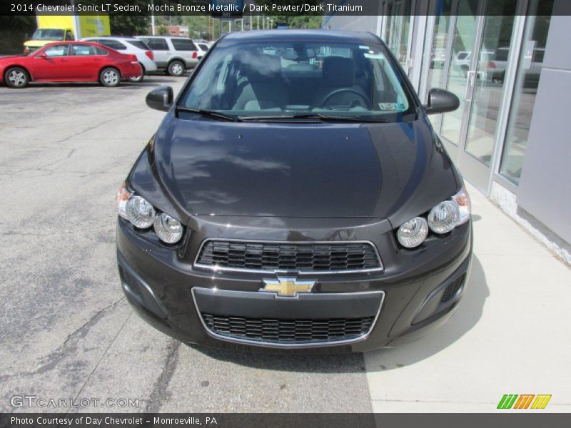 Mocha Bronze Metallic / Dark Pewter/Dark Titanium 2014 Chevrolet Sonic LT Sedan