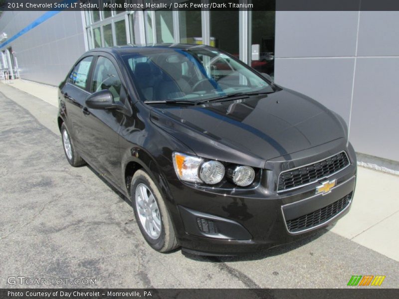 Mocha Bronze Metallic / Dark Pewter/Dark Titanium 2014 Chevrolet Sonic LT Sedan