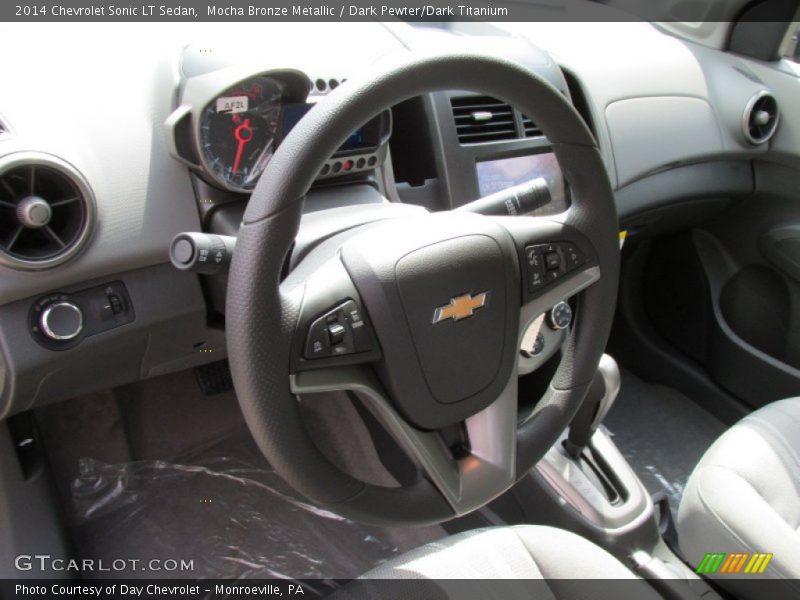 Mocha Bronze Metallic / Dark Pewter/Dark Titanium 2014 Chevrolet Sonic LT Sedan