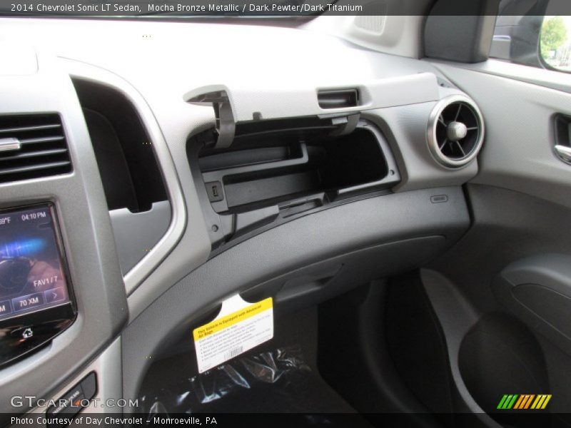 Mocha Bronze Metallic / Dark Pewter/Dark Titanium 2014 Chevrolet Sonic LT Sedan