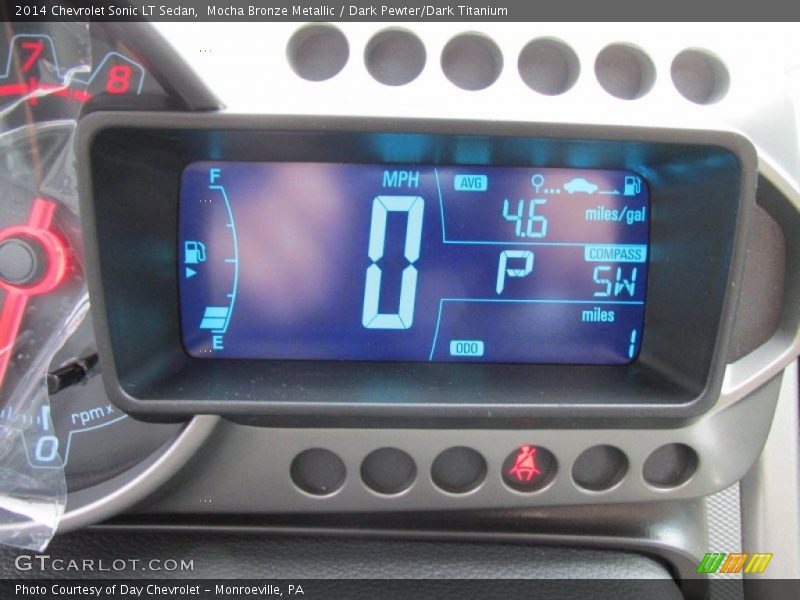 Mocha Bronze Metallic / Dark Pewter/Dark Titanium 2014 Chevrolet Sonic LT Sedan