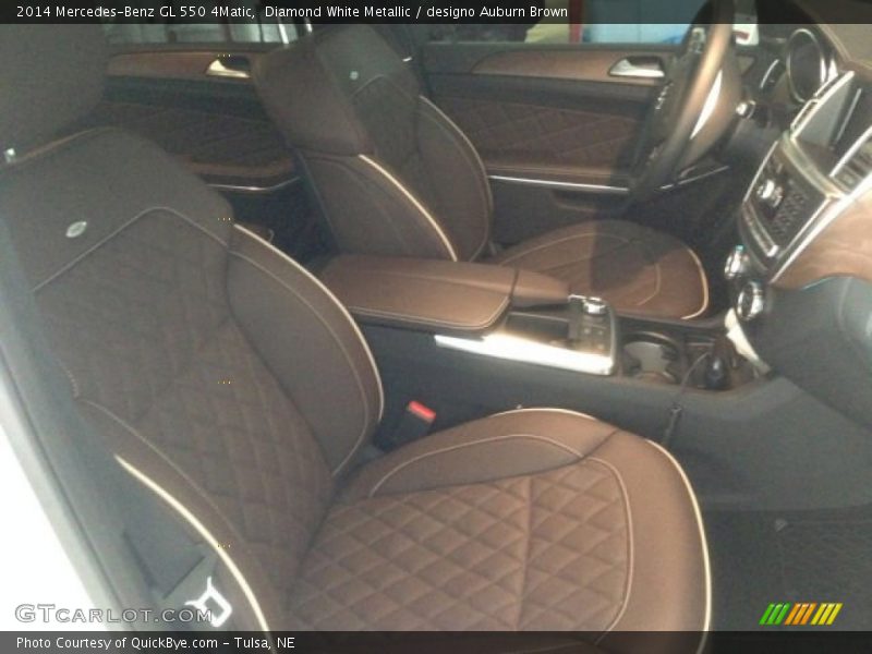Front Seat of 2014 GL 550 4Matic