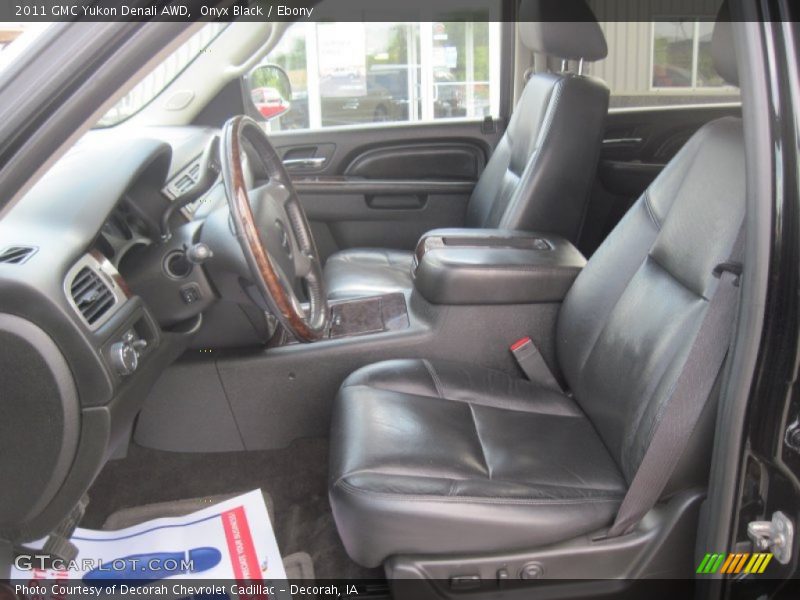 Onyx Black / Ebony 2011 GMC Yukon Denali AWD