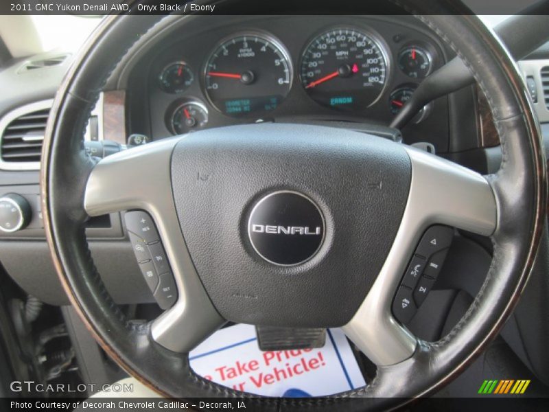 Onyx Black / Ebony 2011 GMC Yukon Denali AWD