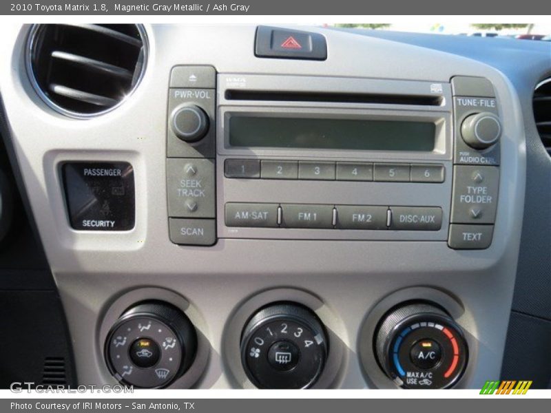 Magnetic Gray Metallic / Ash Gray 2010 Toyota Matrix 1.8