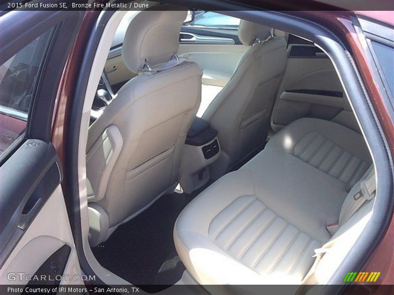Bronze Fire Metallic / Dune 2015 Ford Fusion SE