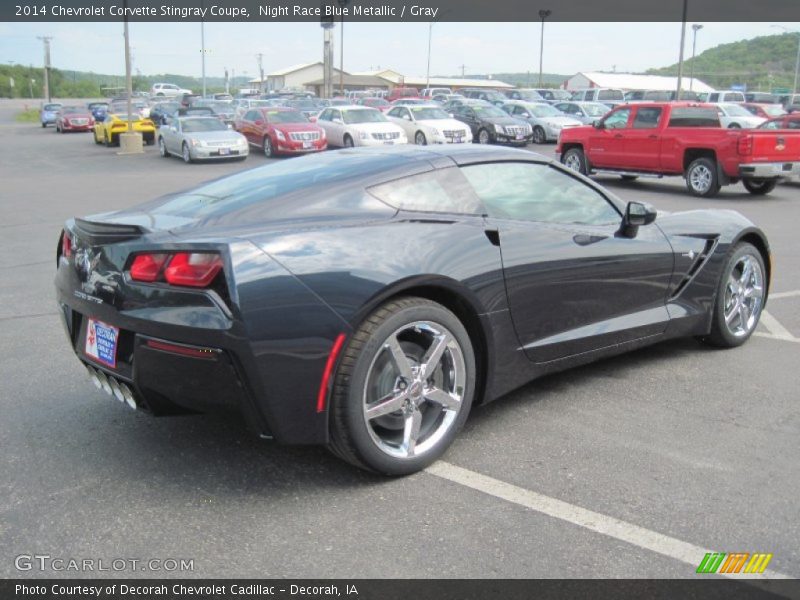 Night Race Blue Metallic / Gray 2014 Chevrolet Corvette Stingray Coupe