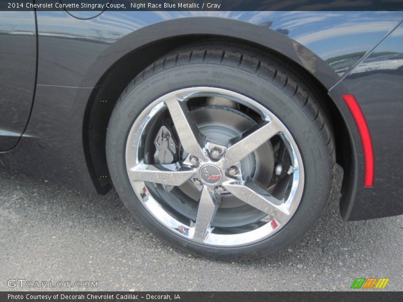 Night Race Blue Metallic / Gray 2014 Chevrolet Corvette Stingray Coupe