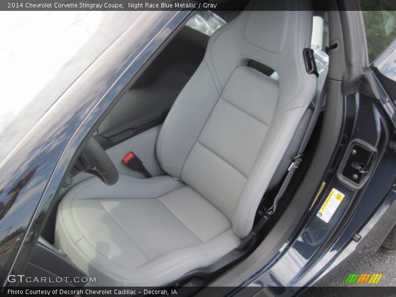 Night Race Blue Metallic / Gray 2014 Chevrolet Corvette Stingray Coupe