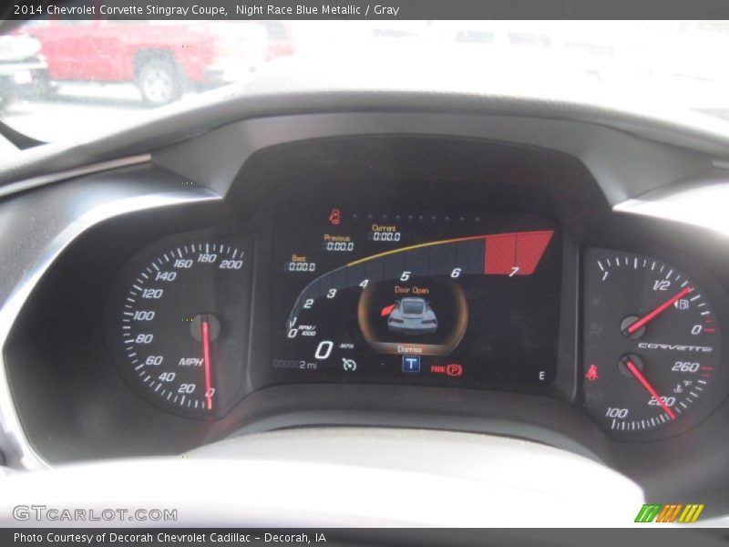 Night Race Blue Metallic / Gray 2014 Chevrolet Corvette Stingray Coupe