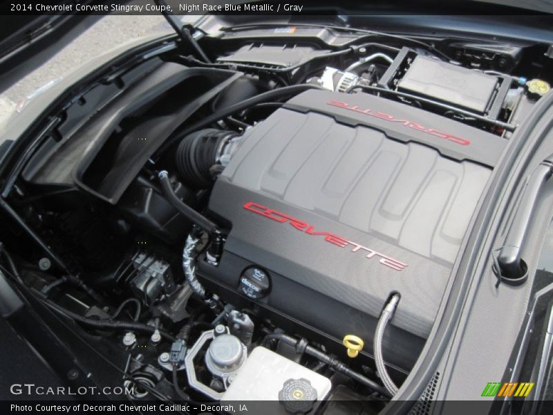 Night Race Blue Metallic / Gray 2014 Chevrolet Corvette Stingray Coupe