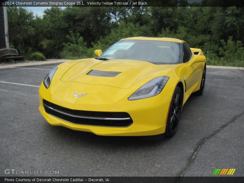Front 3/4 View of 2014 Corvette Stingray Coupe Z51