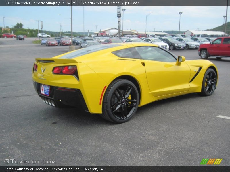 Velocity Yellow Tintcoat / Jet Black 2014 Chevrolet Corvette Stingray Coupe Z51