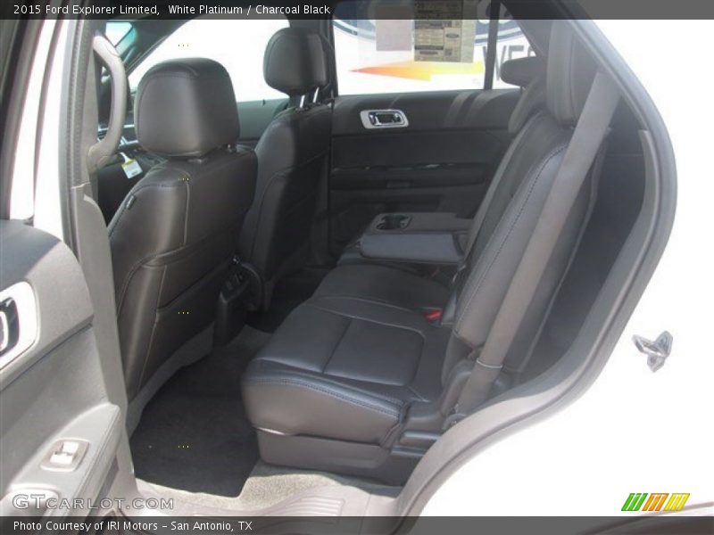White Platinum / Charcoal Black 2015 Ford Explorer Limited