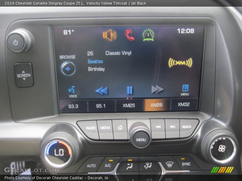 Velocity Yellow Tintcoat / Jet Black 2014 Chevrolet Corvette Stingray Coupe Z51
