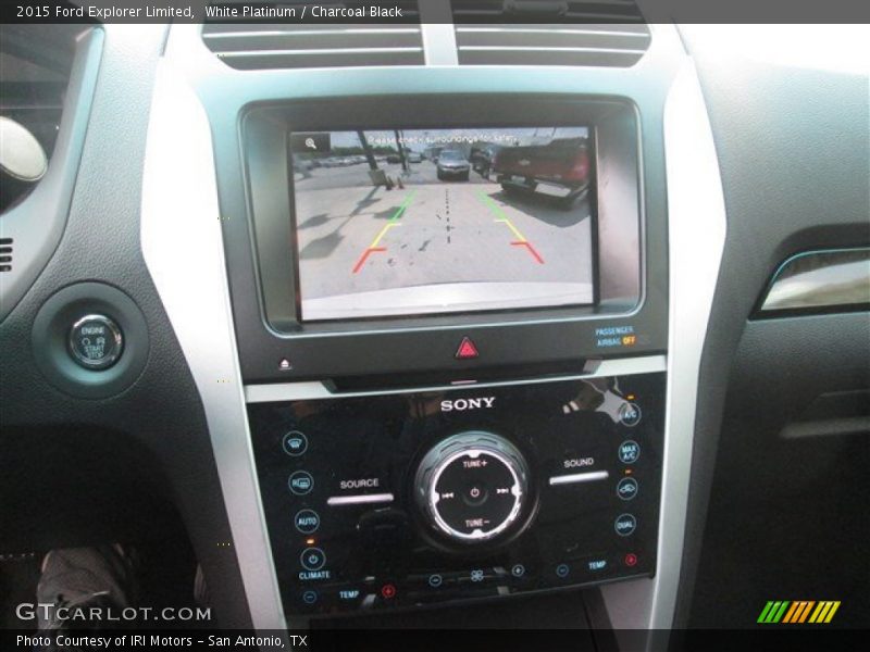 White Platinum / Charcoal Black 2015 Ford Explorer Limited