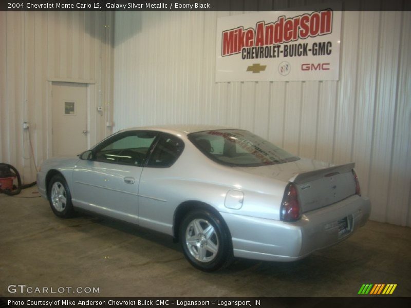 Galaxy Silver Metallic / Ebony Black 2004 Chevrolet Monte Carlo LS