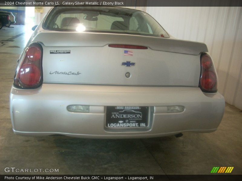 Galaxy Silver Metallic / Ebony Black 2004 Chevrolet Monte Carlo LS