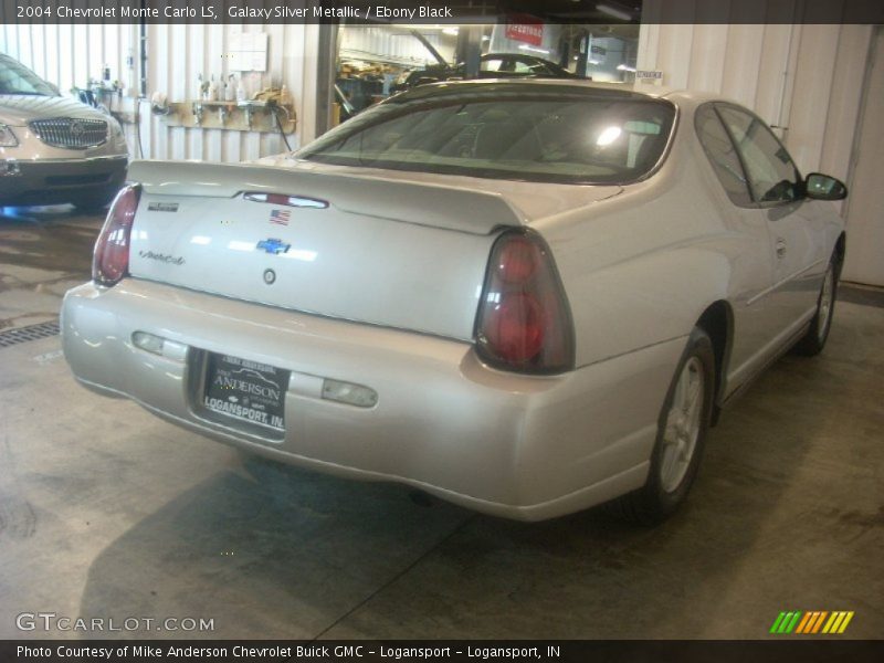 Galaxy Silver Metallic / Ebony Black 2004 Chevrolet Monte Carlo LS