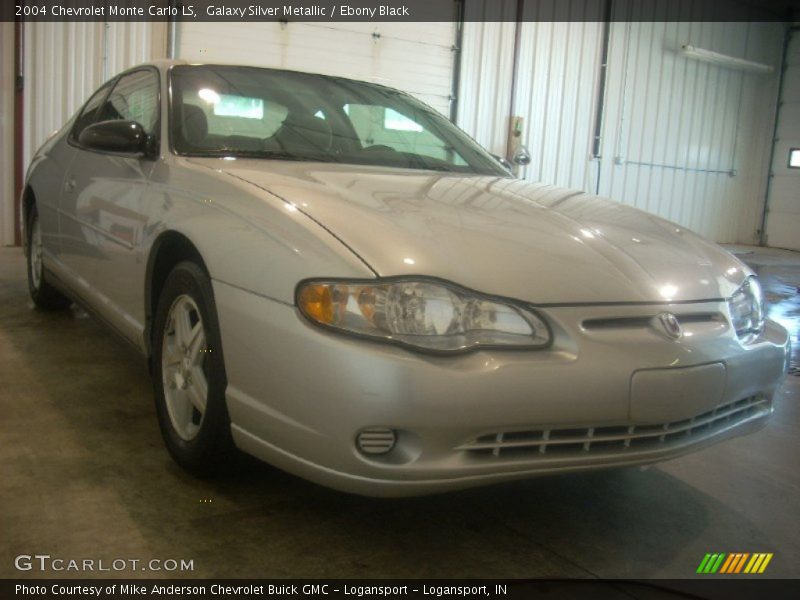 Galaxy Silver Metallic / Ebony Black 2004 Chevrolet Monte Carlo LS