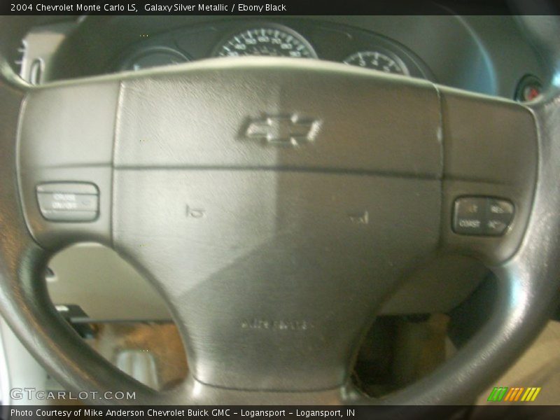 Galaxy Silver Metallic / Ebony Black 2004 Chevrolet Monte Carlo LS