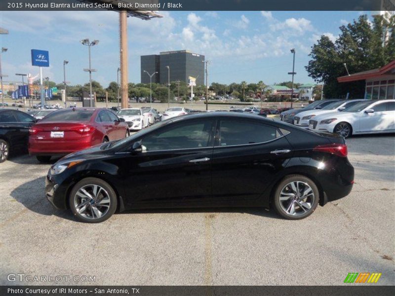 Black Diamond / Black 2015 Hyundai Elantra Limited Sedan