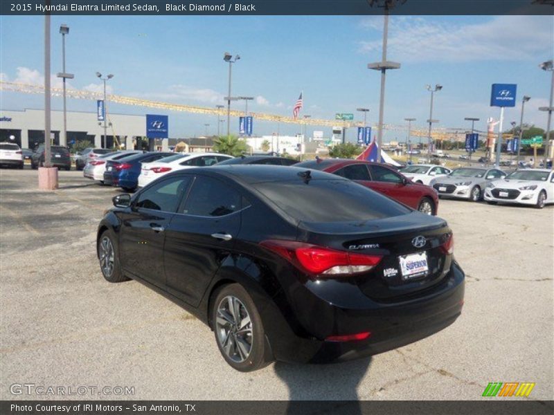 Black Diamond / Black 2015 Hyundai Elantra Limited Sedan