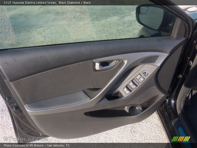 Black Diamond / Black 2015 Hyundai Elantra Limited Sedan