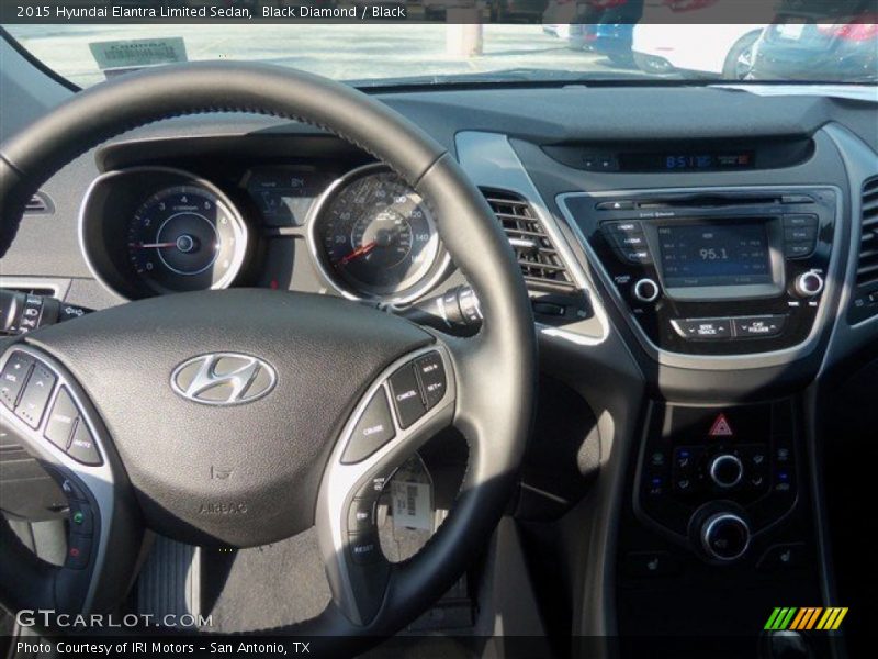 Black Diamond / Black 2015 Hyundai Elantra Limited Sedan