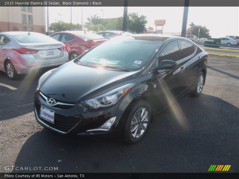 Black Diamond / Black 2015 Hyundai Elantra SE Sedan